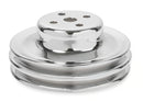 Mr. Gasket Chrome Water Pump Pulley - Double Groove 1965-1969 Ford 289/302/351W-2