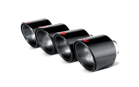 Akrapovic 06-13 Chevrolet Corvette ZO6/ZR1 (C6) Tail Pipe Set (Carbon 115 mm)