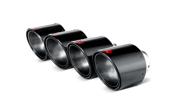 Akrapovic 06-13 Chevrolet Corvette ZO6/ZR1 (C6) Tail Pipe Set (Carbon 115 mm)