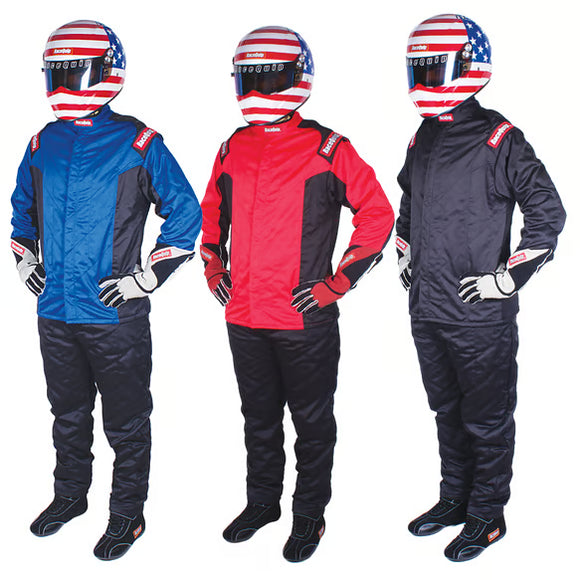 RACEQUIP CHEVRON-5 PANTS SFI-5 BLK 2XL