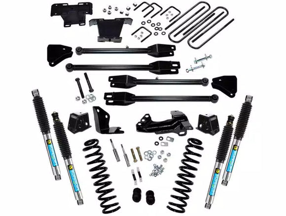 Superlift 05-07 Ford F-250/F-350 SuperDuty 4WD 4in Lift Kit w/ 4-Link Conversion & Bilstein Shocks