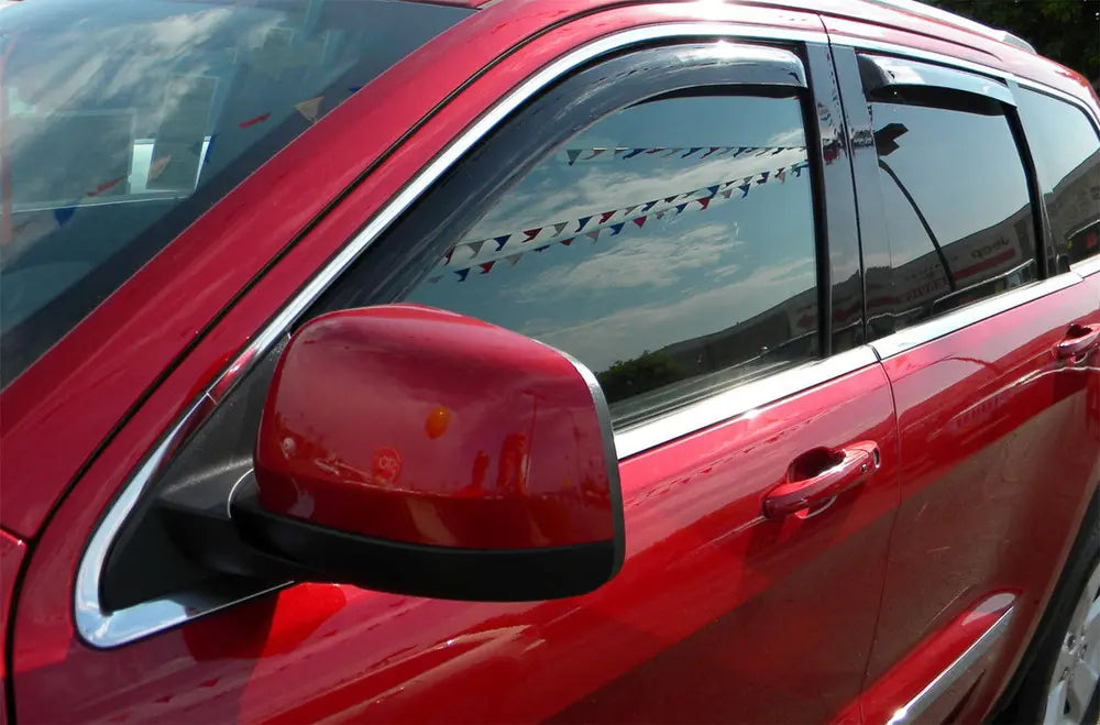 EGR 11+ Jeep Grand Cherokee In-Channel Window Visors - Set of 4 - 0