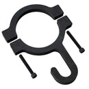 HELMET HOOK, 1.500 BAR DIAMETER, BILLET ALUMINUM, BLACK ANODIZED-1