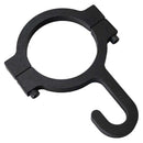 HELMET HOOK, 1.500 BAR DIAMETER, BILLET ALUMINUM, BLACK ANODIZED-2