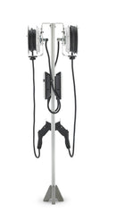 EvoCharge iEVSE Dual Port Pedestal w/22ft EvoReel-1