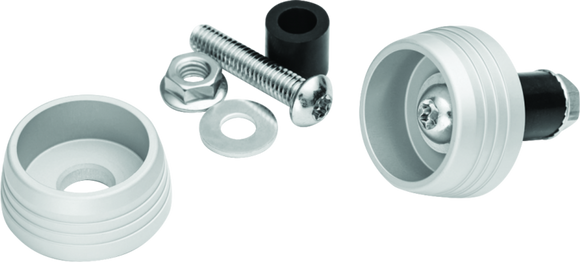 Kuryakyn Lodestar Axle Sliders Silver