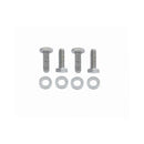 Mr. Gasket Chrome Valve Cover Bolts - Hex Head 4 per set. 1/4-20 x 3/4 Inch, 1/4 Inch AN washers-1