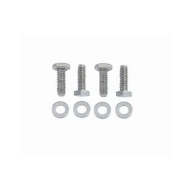 Mr. Gasket Chrome Valve Cover Bolts - Hex Head 4 per set. 1/4-20 x 3/4 Inch, 1/4 Inch AN washers