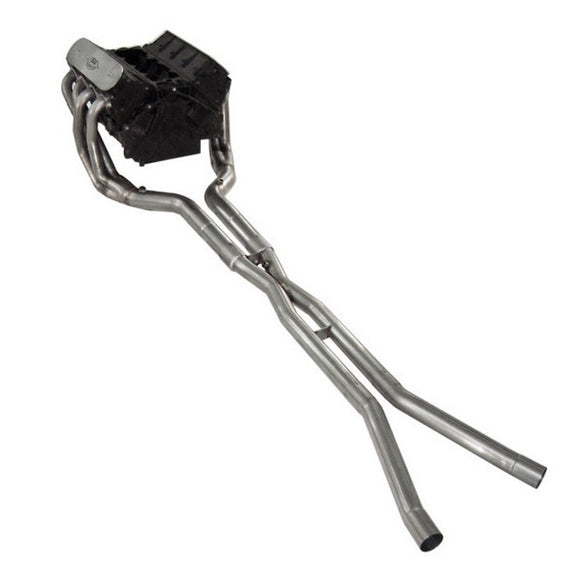 Stainless Works Chevy Corvette 2005-08 Headers 2in Primaries X-Pipe with Converters