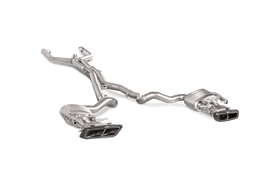 Akrapovic 16-17 AMG C63 Coupe Evolution Line Cat Back (Titanium) w/ Carbon Tips (Req. Link Pipe)