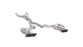 Akrapovic 16-17 AMG C63 Coupe Evolution Line Cat Back (Titanium) w/ Carbon Tips and Link Pipe