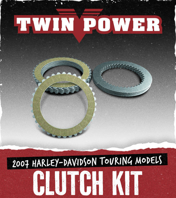 Twin Power 2007 Touring Clutch Kit Replaces Rivera Primo 1048-0001 Brute III Extreme Belt Drive