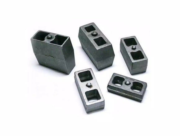 Superlift Universal Application - Rear Lift Block - 4in Lift - w/ 9/16 Pins - Pair
