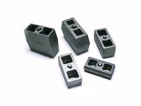 Superlift Universal Application - Rear Lift Block - 5in Lift - w/ Flat - Pair