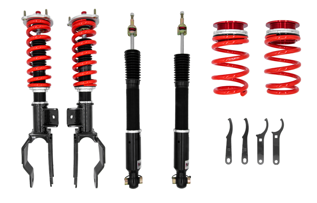 PEDDERS SUSPENSION EXTREME XA COILOVER KIT: 2017–2022 TESLA MODEL 3 RWD