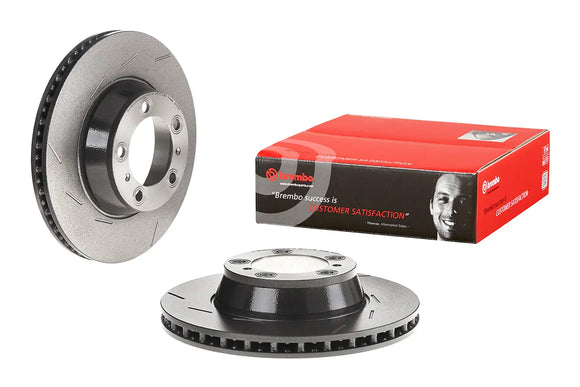 Brembo 10-19 Porsche Panamera Rear Left Premium UV Coated OE Equivalent Rotor 298615601A