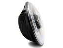 Raxiom 97-18 Jeep Wrangler TJ/JK 7-Inch LED Headlights w/ Halos- Black Housing (Clear Lens)-5