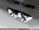 AWE Touring Edition Exhaust for Audi C7.5 A6 3.0T - Quad Outlet, Chrome Silver Tips-4