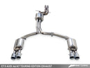 AWE Touring Edition Exhaust for Audi C7.5 A6 3.0T - Quad Outlet, Chrome Silver Tips-1