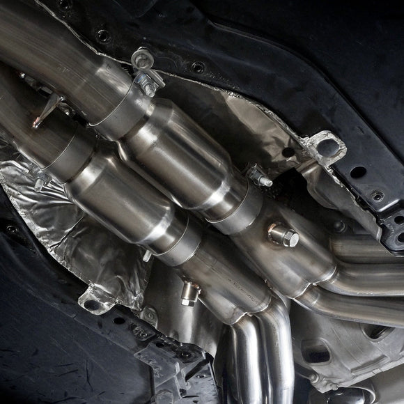 Stainless Works Corvette C7 2014+ Headers 1-7/8in Primaries 3in Collectors High-Flow Cats X-pipe