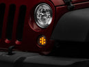 Raxiom 07-18 Jeep Wrangler JK Axial Series LED Amber Turn Signals (Smoked)-3