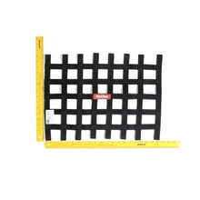 RACEQUIP 15 X 21 SFI RIBBON NET BLACK