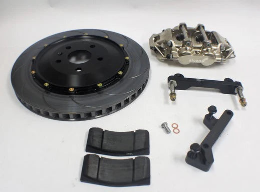 Alcon Chevy C8 (OEM Wheels) 6 Piston 380x36mm/4 Piston 390x29mm Street Kit - Fr & Rr - Nickle Plated