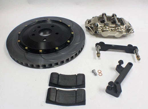 Alcon BMW F8X 4 Piston 355x28mm Rear Race Kit - Anodized