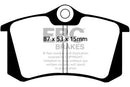 EBC 04-06 Audi TT Quattro 3.2 Bluestuff Rear Brake Pads-2