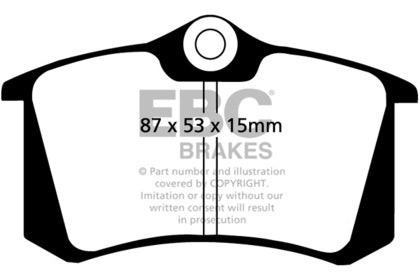 EBC 04-06 Audi TT Quattro 3.2 Bluestuff Rear Brake Pads - 0