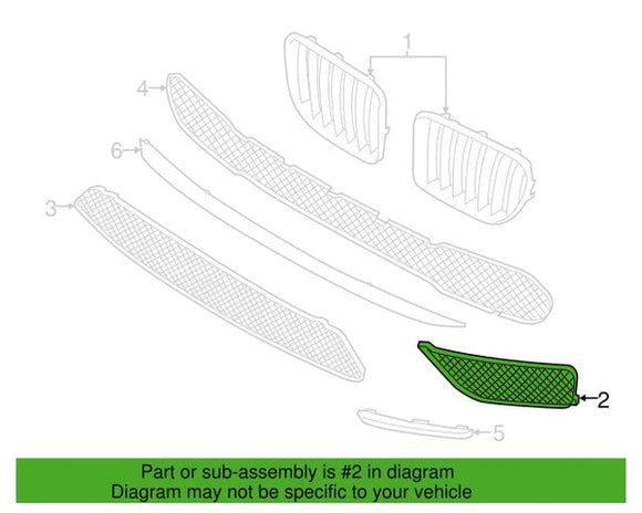 Lower Grille - BMW / E84 / X1 | 51117303755