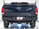 AWE 0FG Dual Rear Exit Catback Exhaust for 4th Gen RAM 1500 5.7L (with bumper cutouts) - Chrome Silver Tips-8