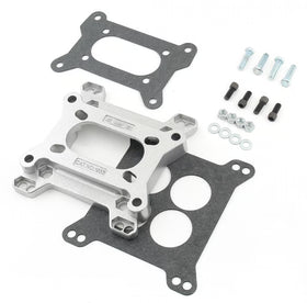 Mr. Gasket Adapter squarebore 4-Barrel carburetors to 2-Barrel squarebore intake manifolds.