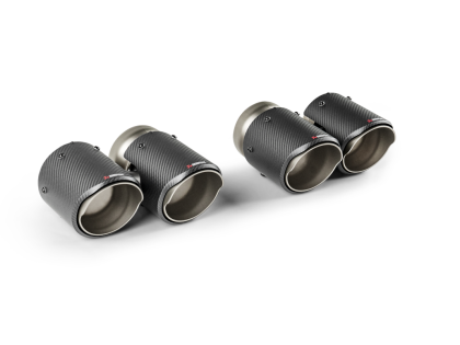 Akrapovic 2024+ BMW M5 (G90,G99) Round Carbon Fiber Tail Pipe Set
