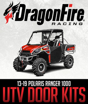 DragonFire Racing UTV Door Kits: 2013–2019 Polaris Ranger 1000