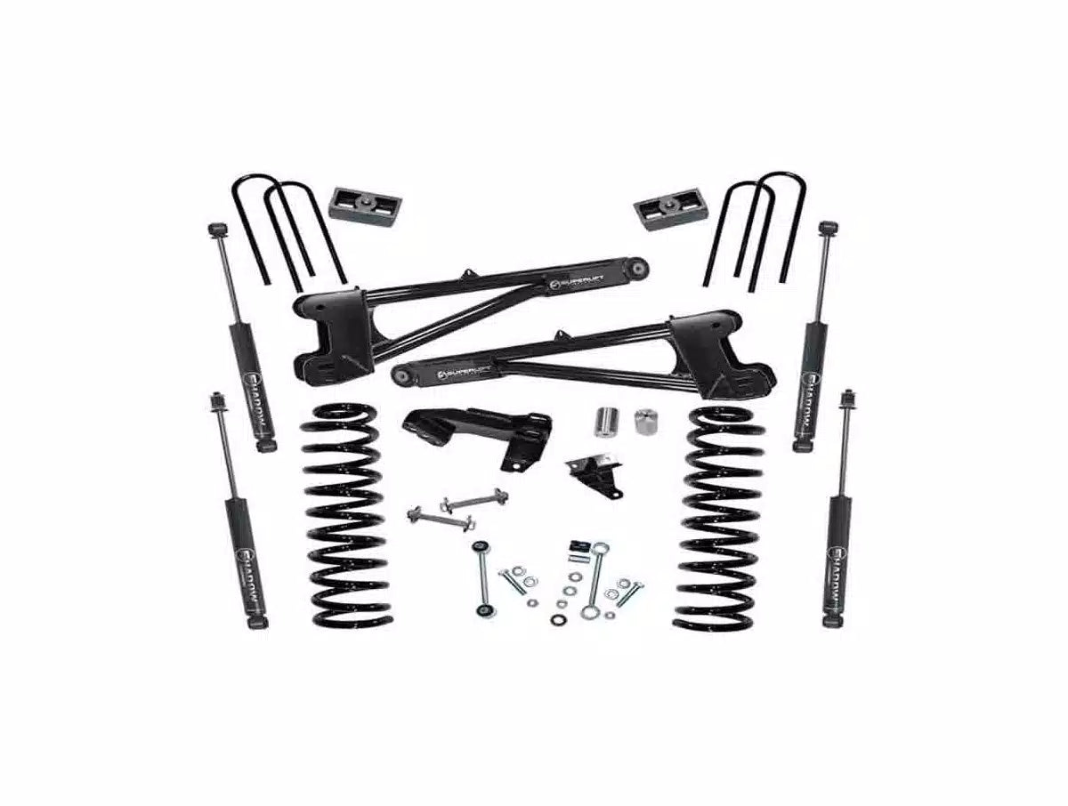 Superlift 11-16 Ford F-250/F-350 SuperDuty 4WD 4in Lift Kit w/ Repl Radius Arms & Superlift Shocks