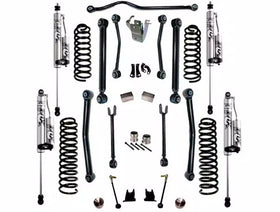 Superlift 07-18 Jeep Wrangler JK 4WD 4in Suspension Lift Kit w/ Fox 2.0 Res Shocks