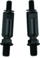 Kuryakyn Raised Mirror Mnt Adapters Gloss Black-1
