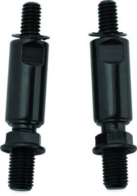Kuryakyn Raised Mirror Mnt Adapters Gloss Black