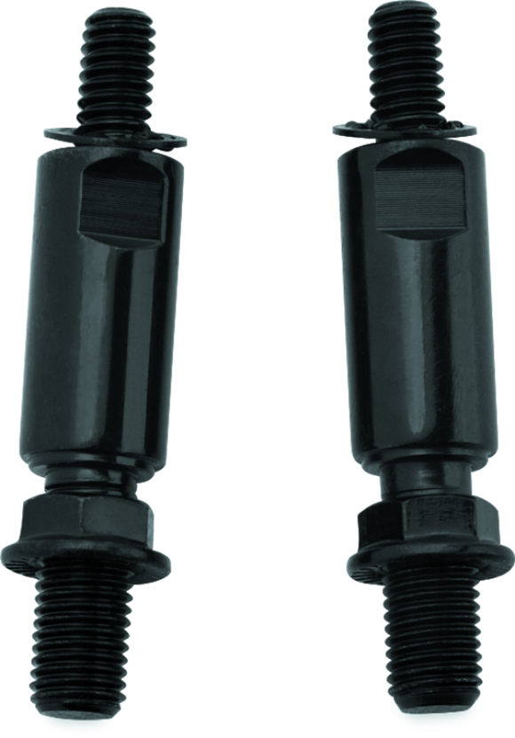 Kuryakyn Raised Mirror Mnt Adapters Gloss Black