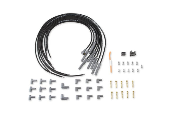 MSD Wire Set. Black Super Conductor. 8-cyl. Multi-Angle. Universal