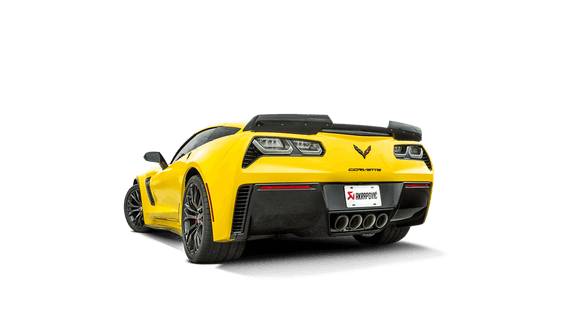 AKRAPOVIČ SLIP-ON LINE TITANIUM EXHAUST: 2014+ CHEVY CORVETTE Z06