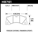 Hawk 10-13 Porsche Panamera / 15-17 Porsche Macan Turbo HPS 5.0 Front Brake Pads-2