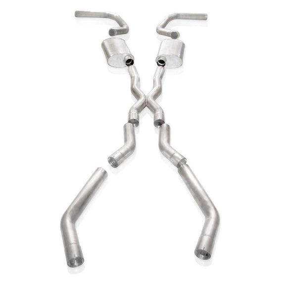 Stainless Works Chevy Camaro 1967-69 Exhaust 3in Stainless with X-Pipe