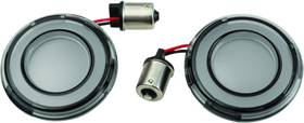 Kuryakyn Tracer L.E.D. Rear Turn Signal Insert, Red Light/Smoke Lens 1156