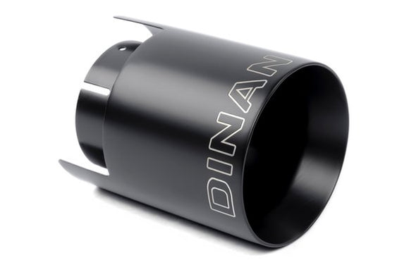 Dinan Double-Walled 4.5" Clamp-On Exhaust Tip (Black Ceramic)