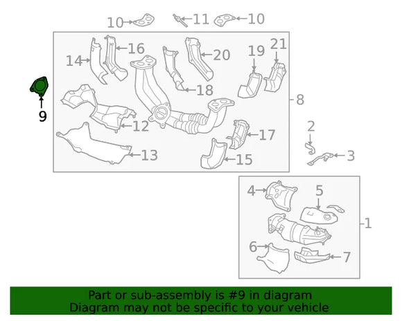 PLM Subaru FA24 Manifold To Turbo Gasket 2022+ WRX VB 44616AA310