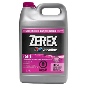Zerex G40 Antifreeze/Coolant 50/50 Pre-Mix (Pink) 1 Gal