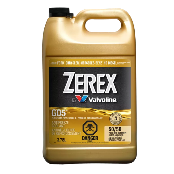 Zerex G05 Antifreeze/Coolant 50/50 Pre-Mix G-05 1G 50/50