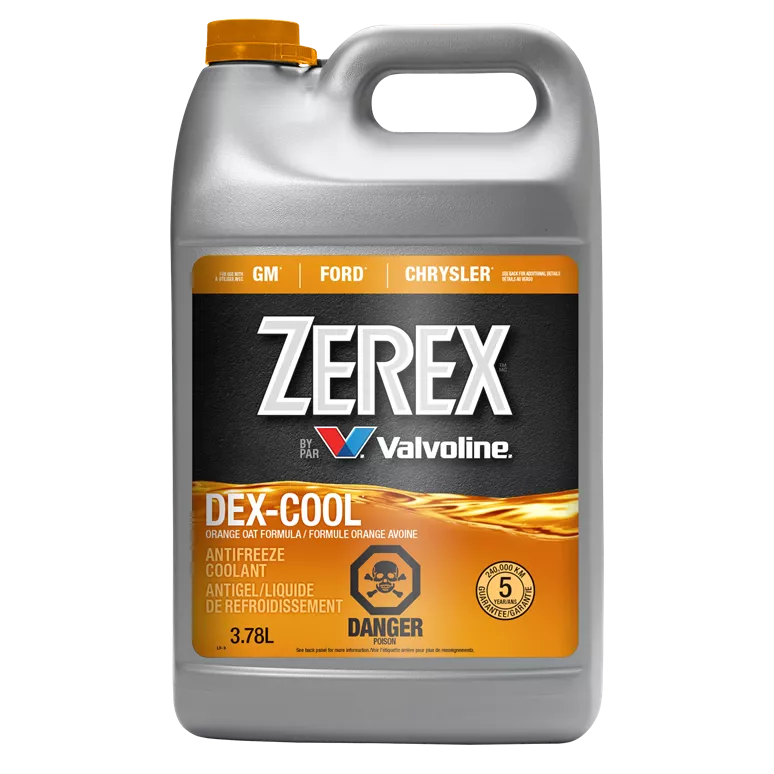 Zerex Dex-Cool Antifreeze/Coolant Concentrate OAT Orange 1G
